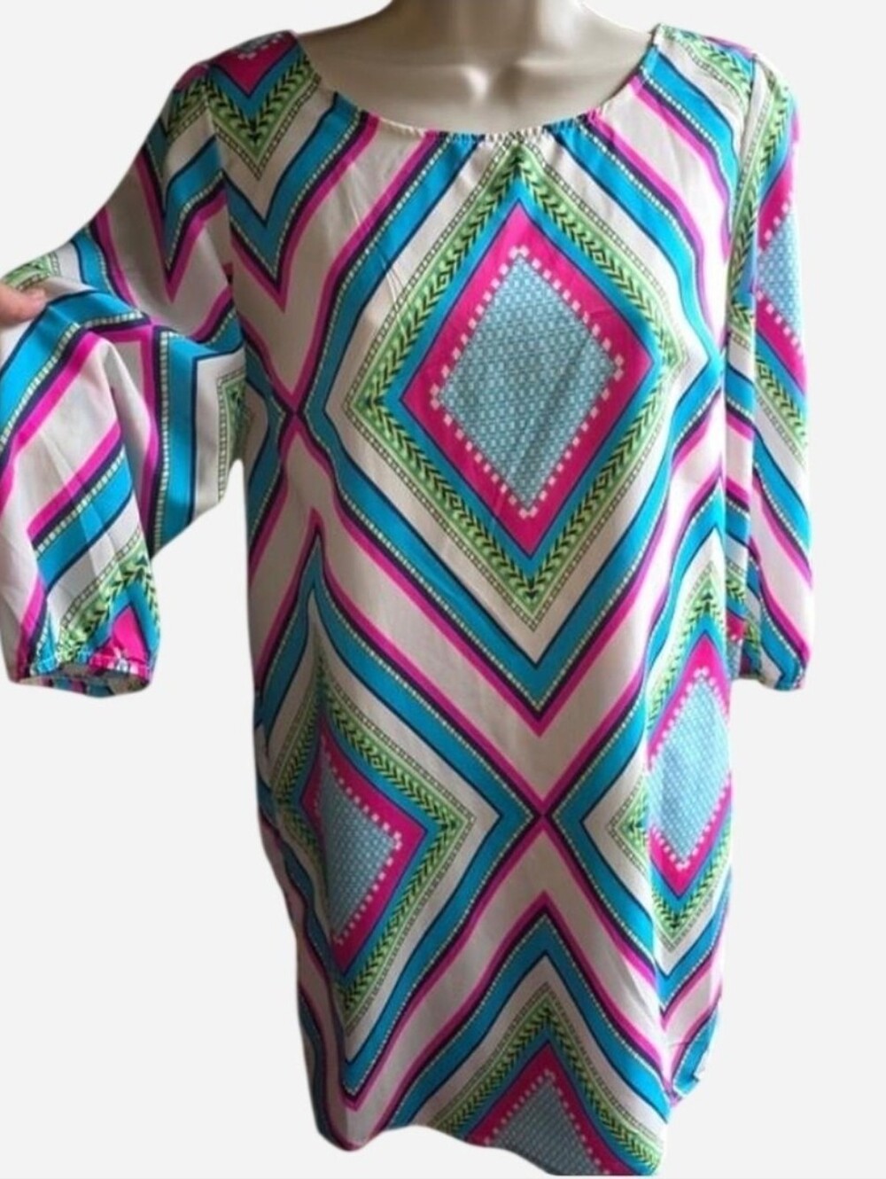 Pink Owl Multicolor Dress